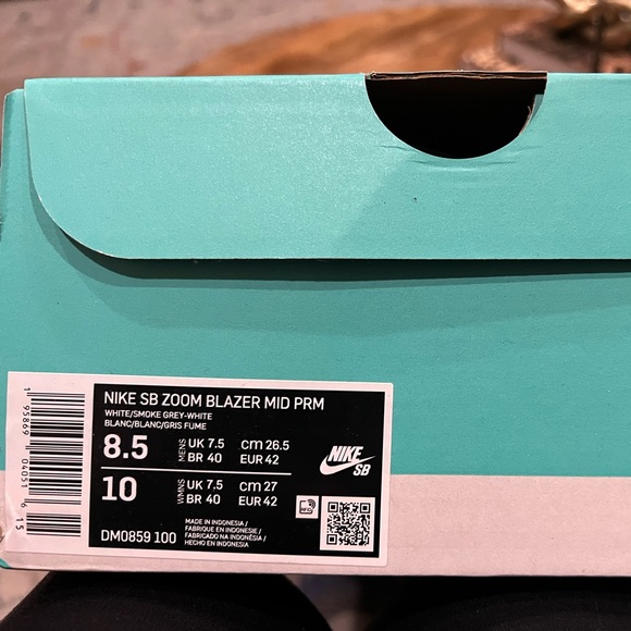 Nike Zoom Blazer Mid Premium SB 'Paisley Pack - Floral' women’s size 10 - Picture 3 of 7